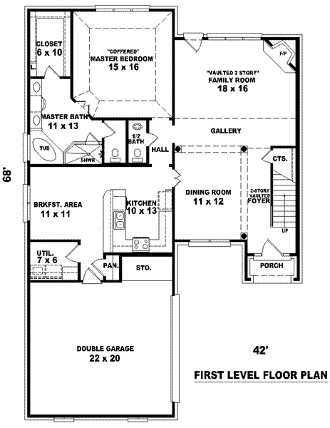 main floor house blueprint