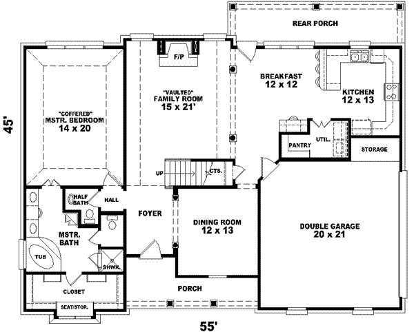 main floor house blueprint