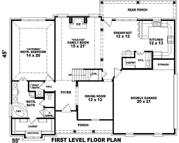 main floor house blueprint