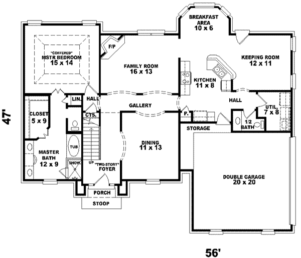 main floor house blueprint