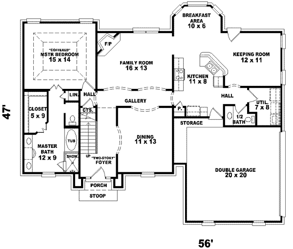 main floor house blueprint