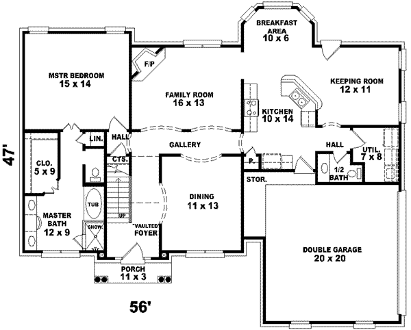 main floor house blueprint