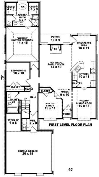 main floor house blueprint