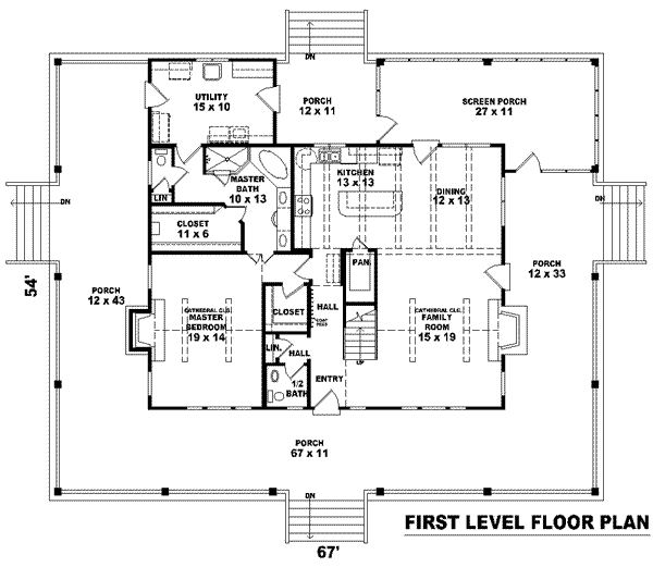 main floor house blueprint