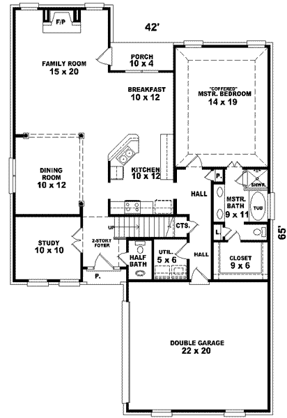 main floor house blueprint