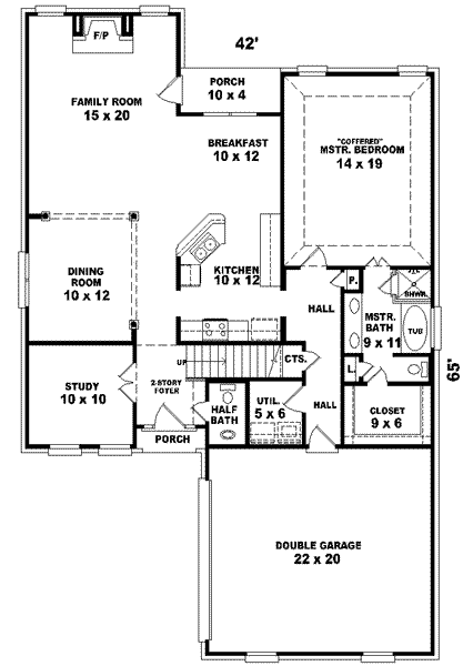main floor house blueprint