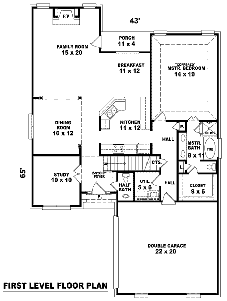 main floor house blueprint