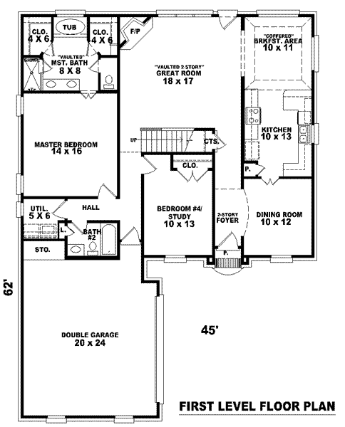 main floor house blueprint