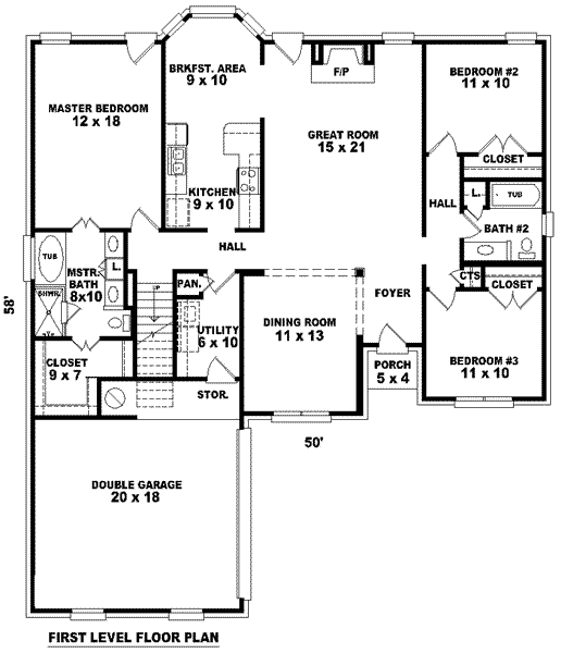 main floor house blueprint