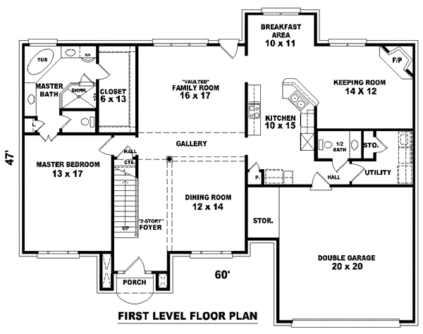 main floor house blueprint