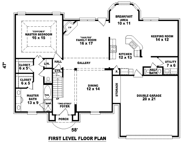main floor house blueprint