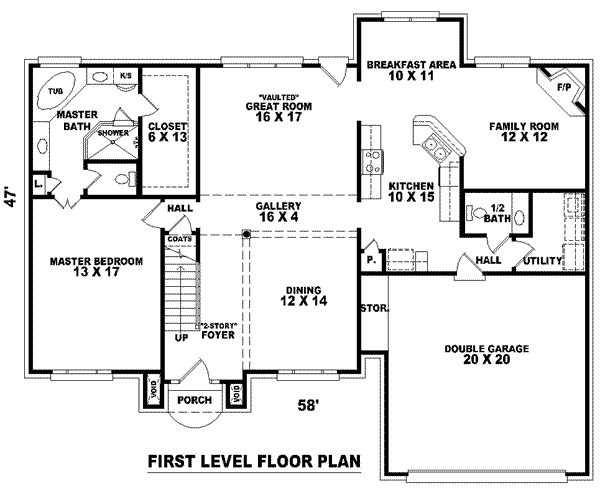 main floor house blueprint