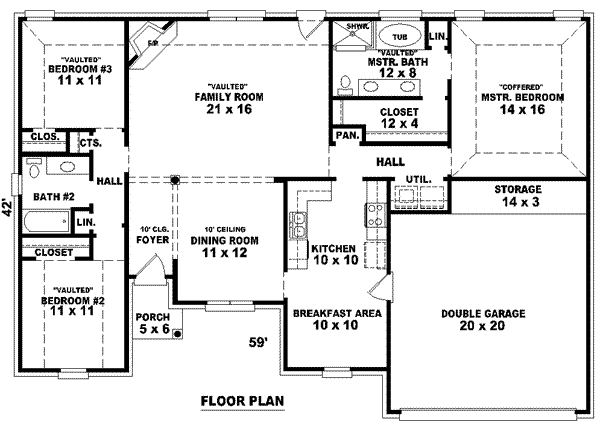 main floor house blueprint