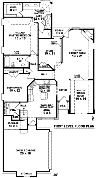 main floor house blueprint