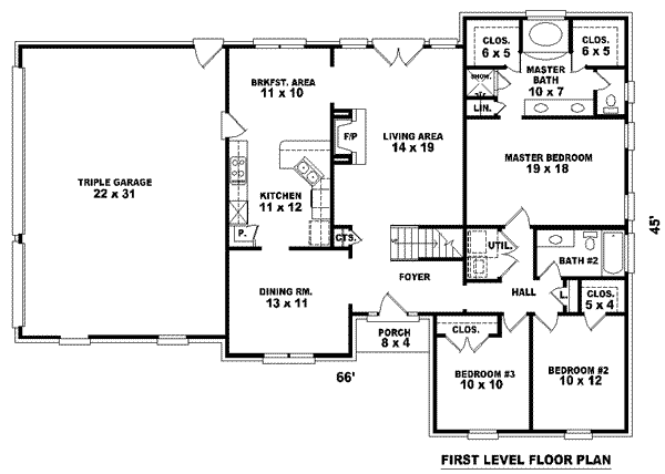 main floor house blueprint