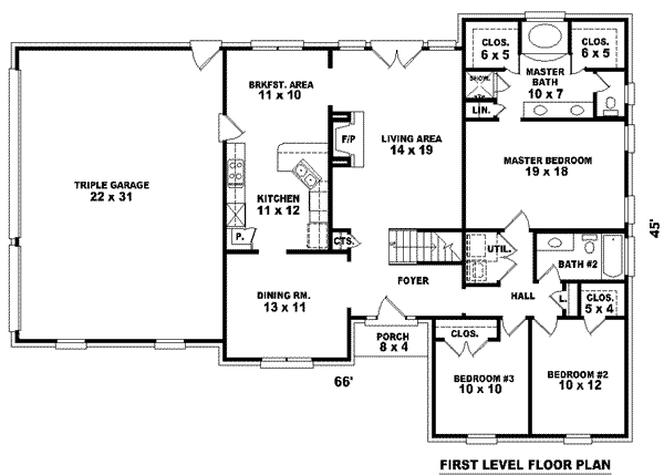 main floor house blueprint