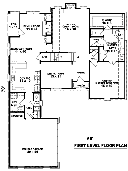 main floor house blueprint