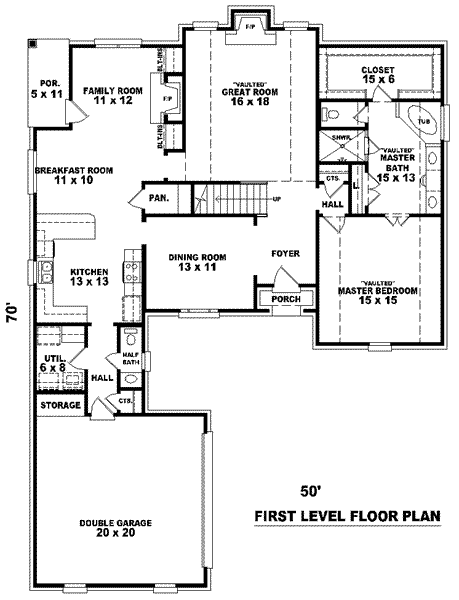 main floor house blueprint