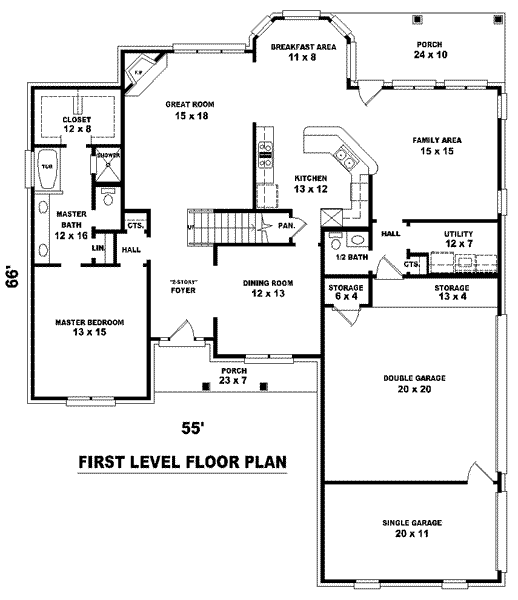 main floor house blueprint