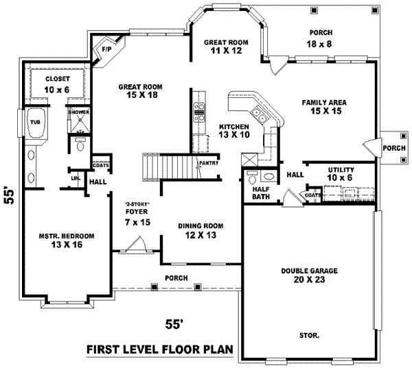 main floor house blueprint