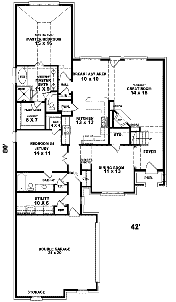 main floor house blueprint