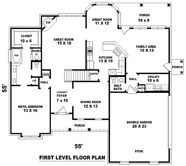 main floor house blueprint