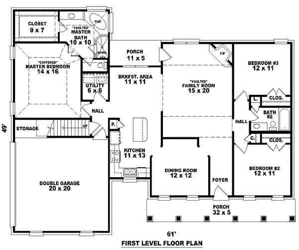 main floor house blueprint
