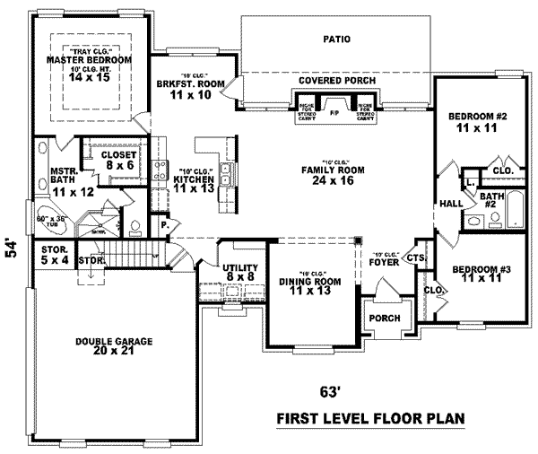main floor house blueprint