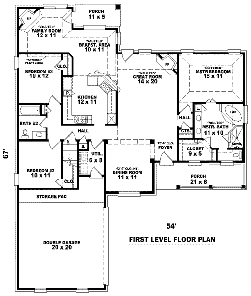 main floor house blueprint