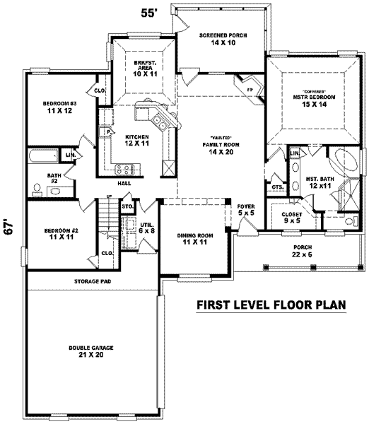 main floor house blueprint