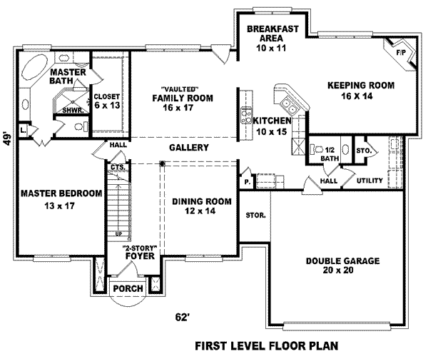 main floor house blueprint