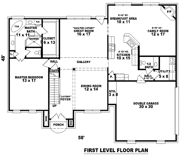 main floor house blueprint