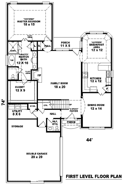 main floor house blueprint