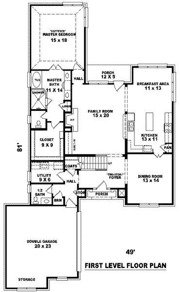 main floor house blueprint