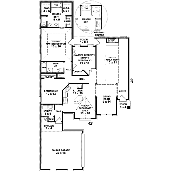 main floor house blueprint