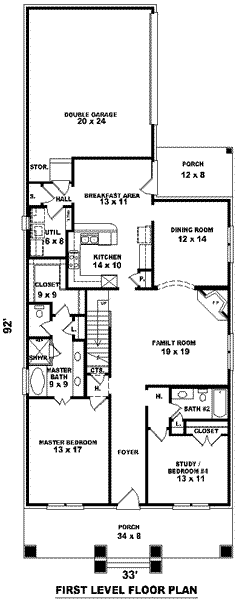main floor house blueprint
