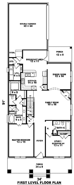 main floor house blueprint