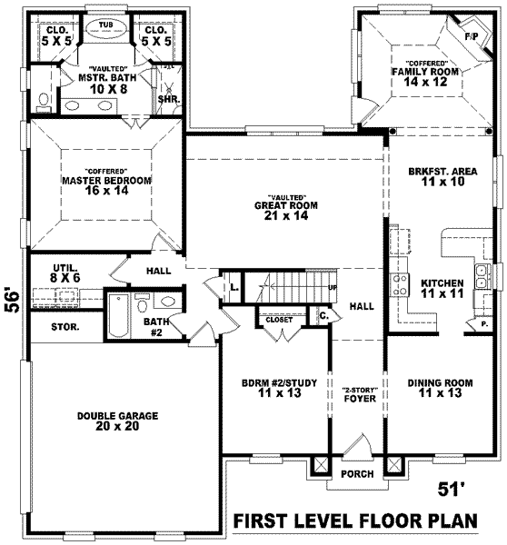main floor house blueprint