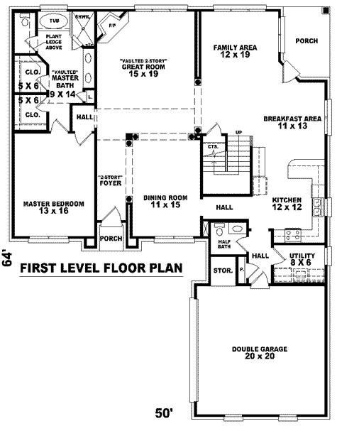 main floor house blueprint