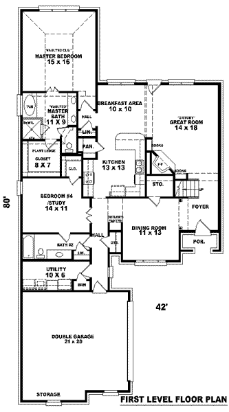 main floor house blueprint