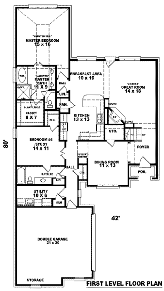 main floor house blueprint