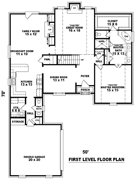 main floor house blueprint