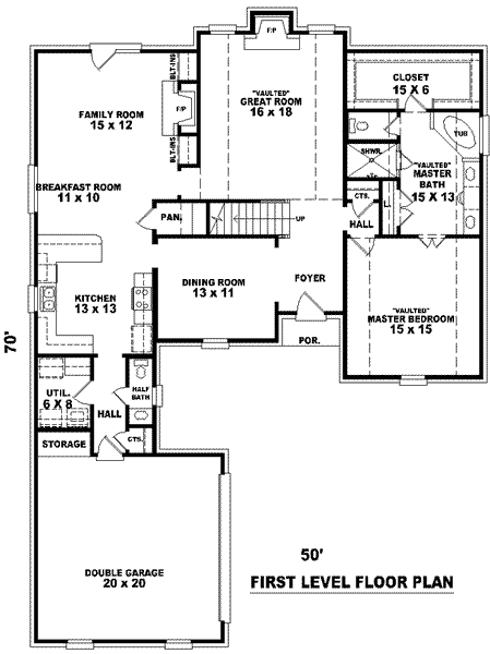 main floor house blueprint