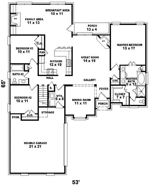 main floor house blueprint