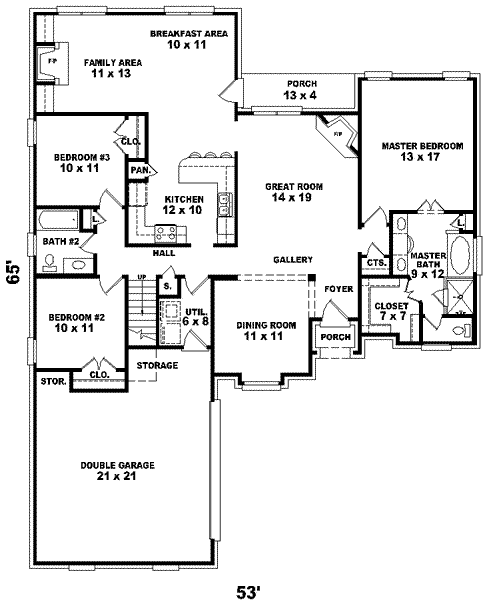 main floor house blueprint