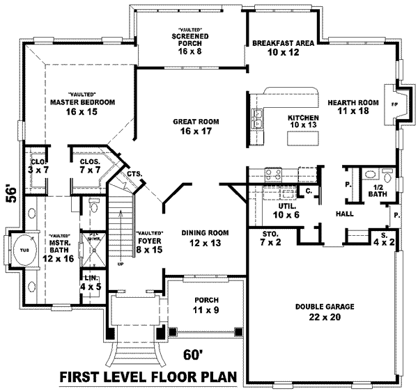 main floor house blueprint