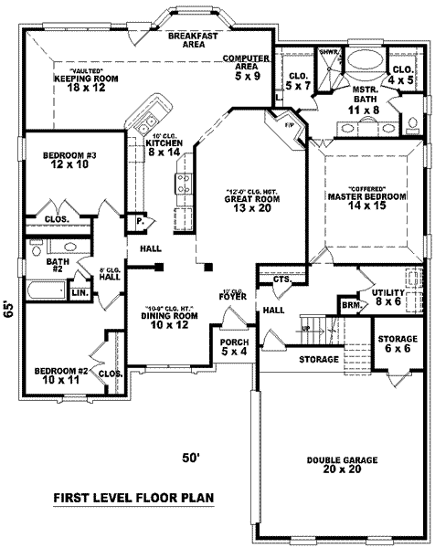 main floor house blueprint