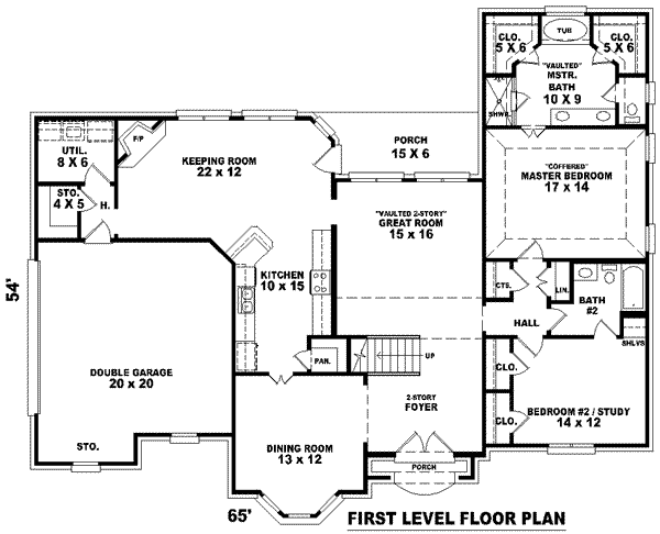 main floor house blueprint