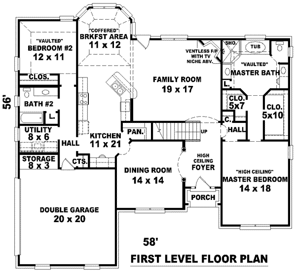 main floor house blueprint