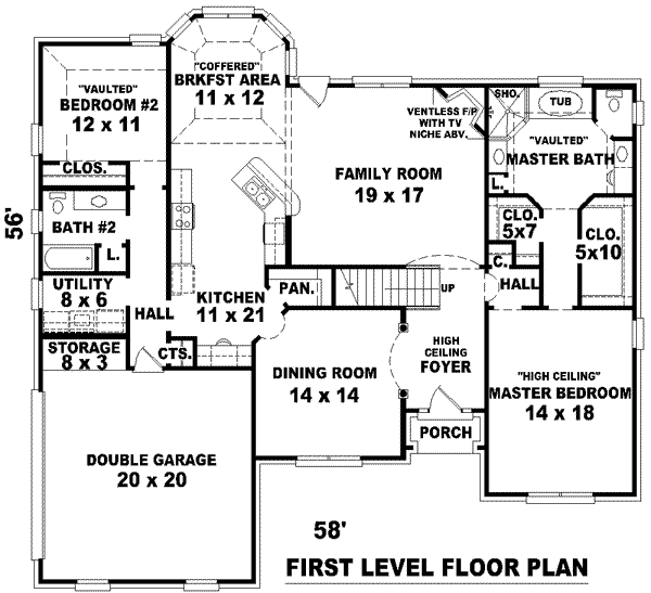 main floor house blueprint